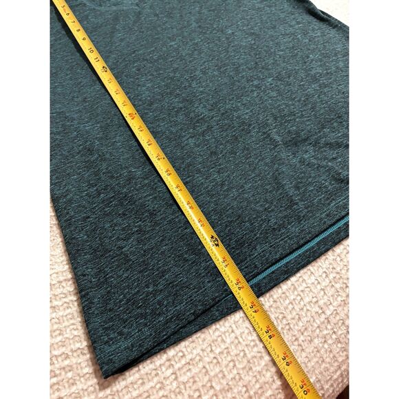 Under Armour V-Neck Performance Tee XL Turquoise Moisture Wicking Active Top - Picture 4 of 7